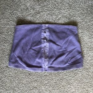 Purple eye hook tube top